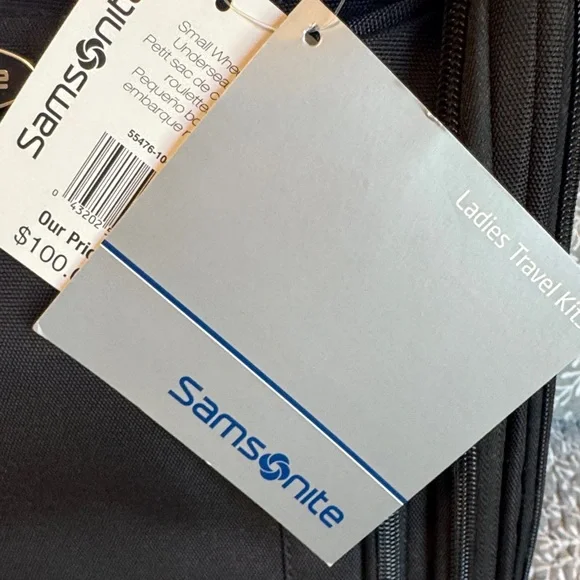 NWT Samsonite Black Ladies Travel Kit with Original Tags - Picture 3 of 9